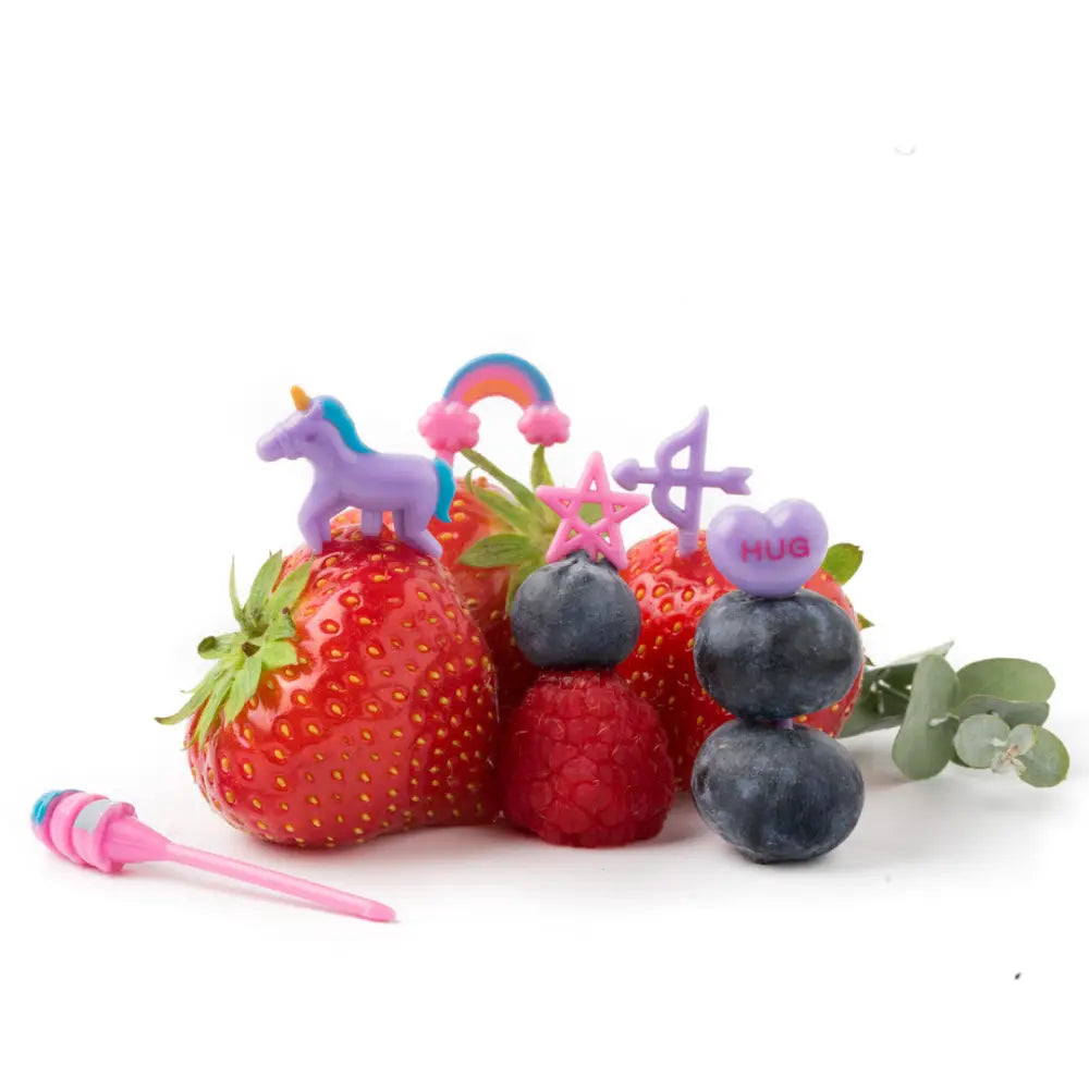 Pinchitos Decorativos Lekkabox - Unicornios - Rosa