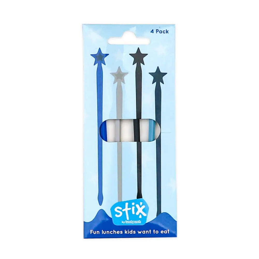 Pinchos Stix pack de 4 Lunch Punch - Azul - Azul -