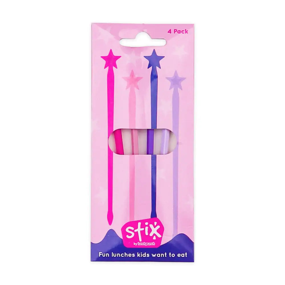 Pinchos Stix pack de 4 Lunch Punch - Rosa - Rosa -