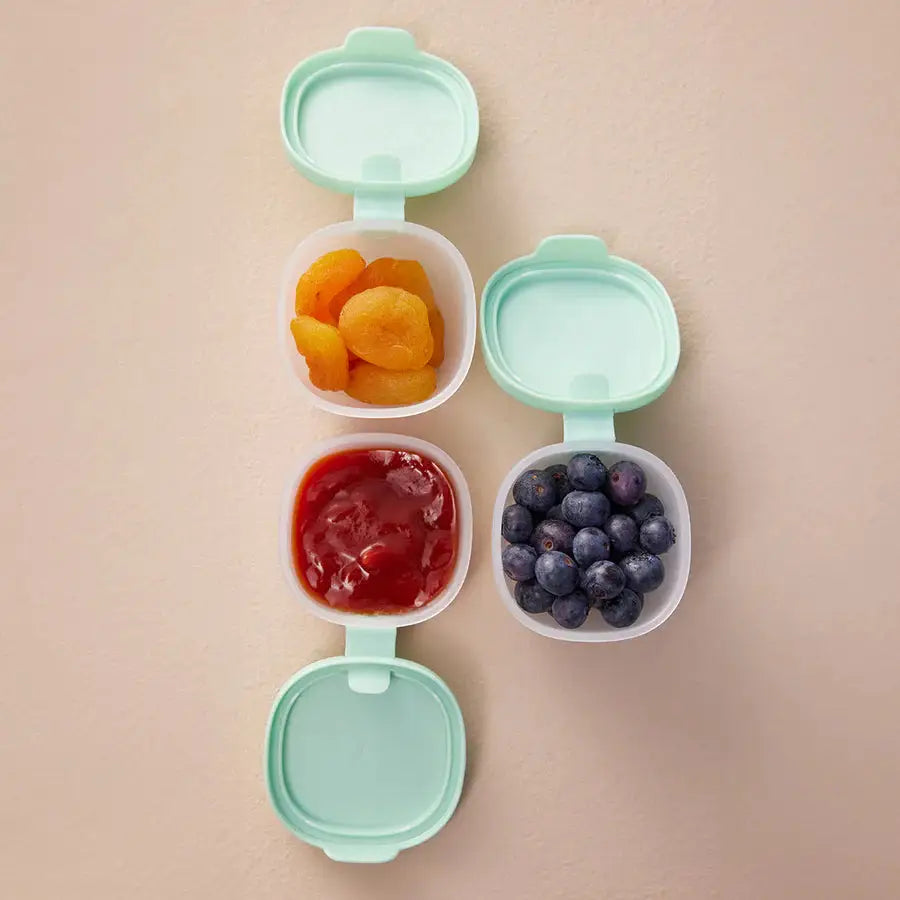 Set de 3 Contenedores Snack Tubes B.box - Forest - Verde
