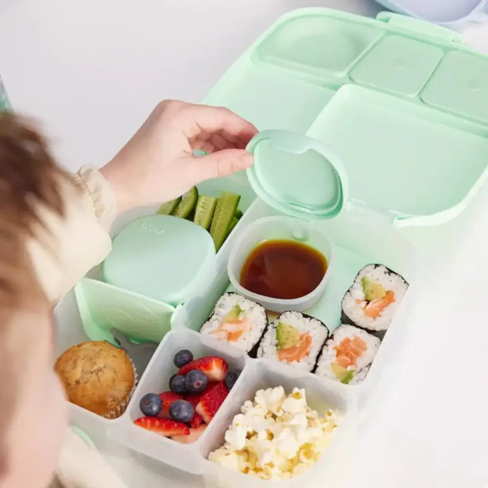Set de 3 Contenedores Snack Tubes B.box - Forest - Verde