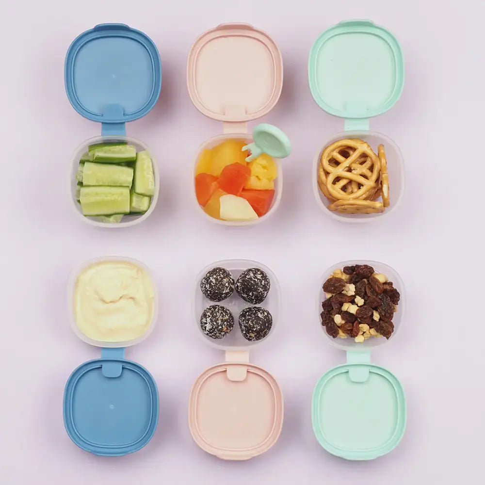 Set de 3 Contenedores Snack Tubes B.box - Forest - Verde