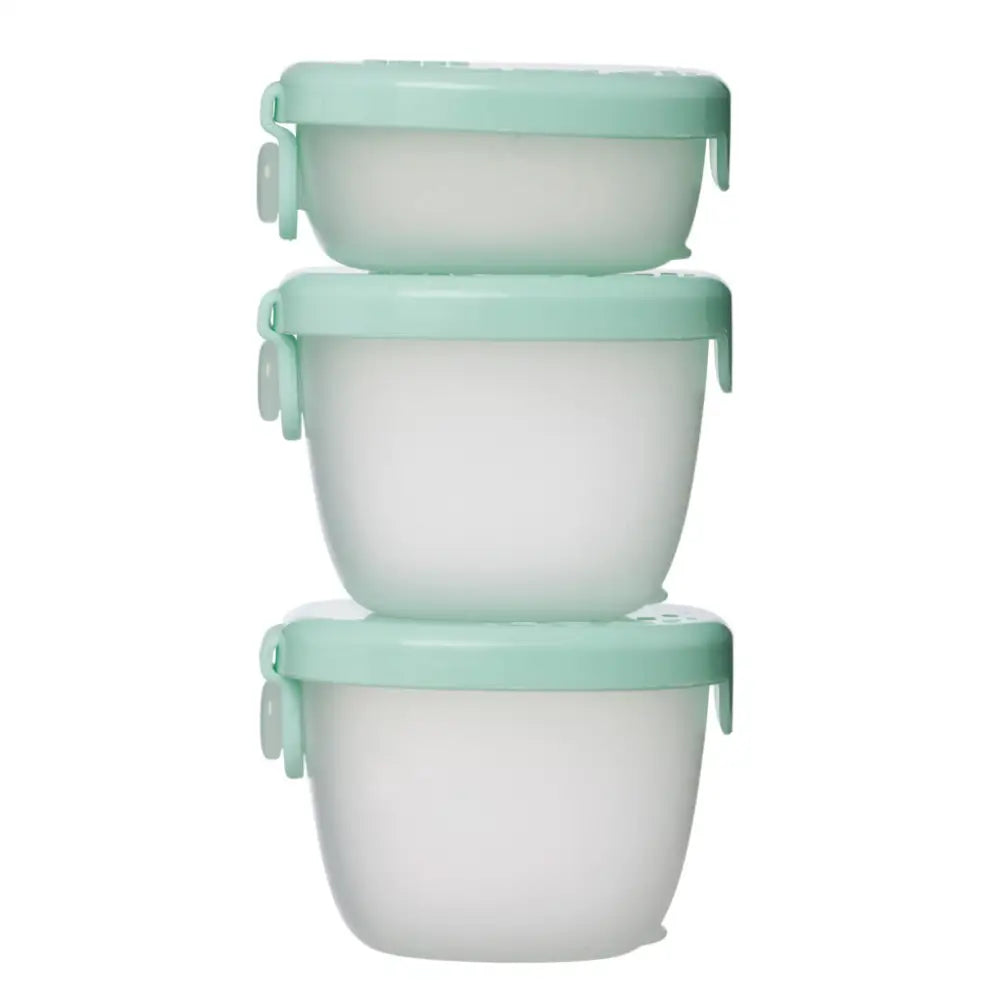 Set de 3 Contenedores Snack Tubes B.box - Forest - Verde