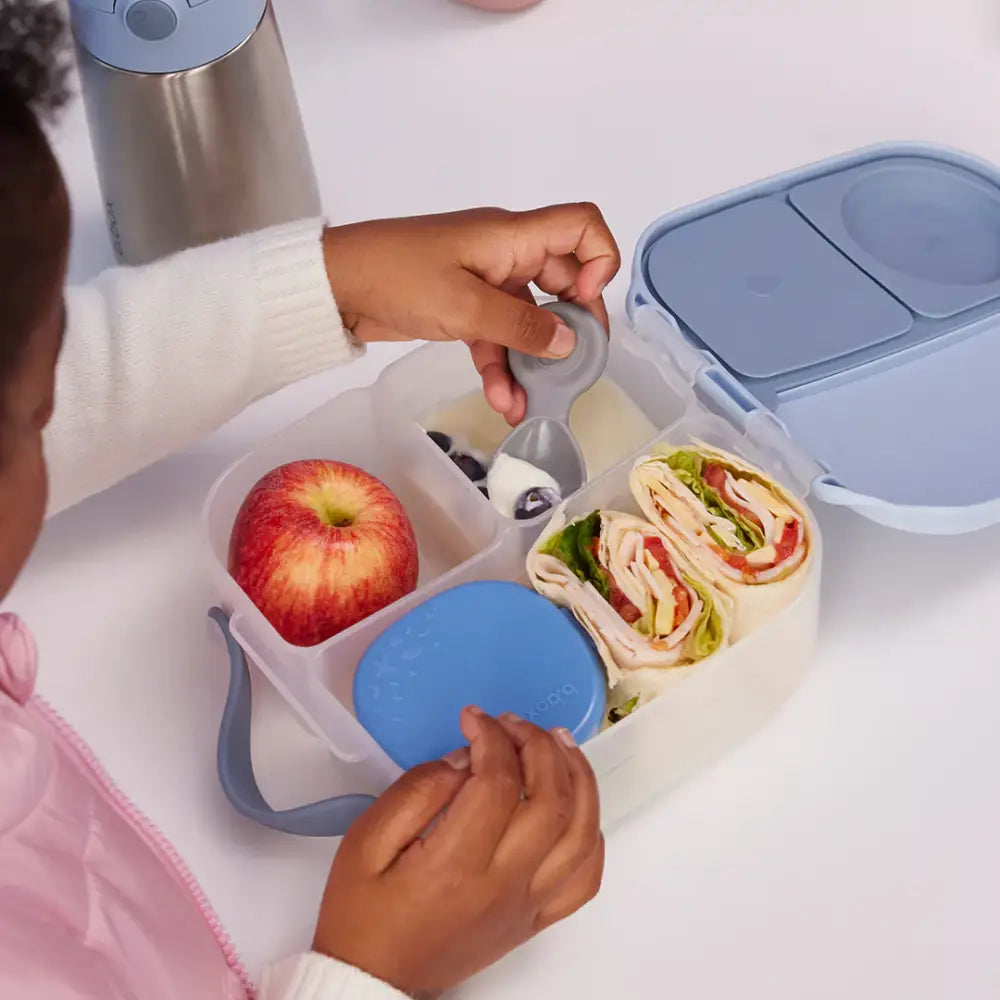Set de 3 Contenedores Snack Tubes B.box - Ocean - Azul