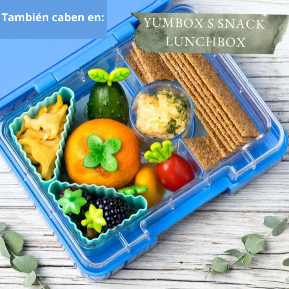 Set de 4 Moldes Triangulares de Silicona Lekkabox - Aqua &