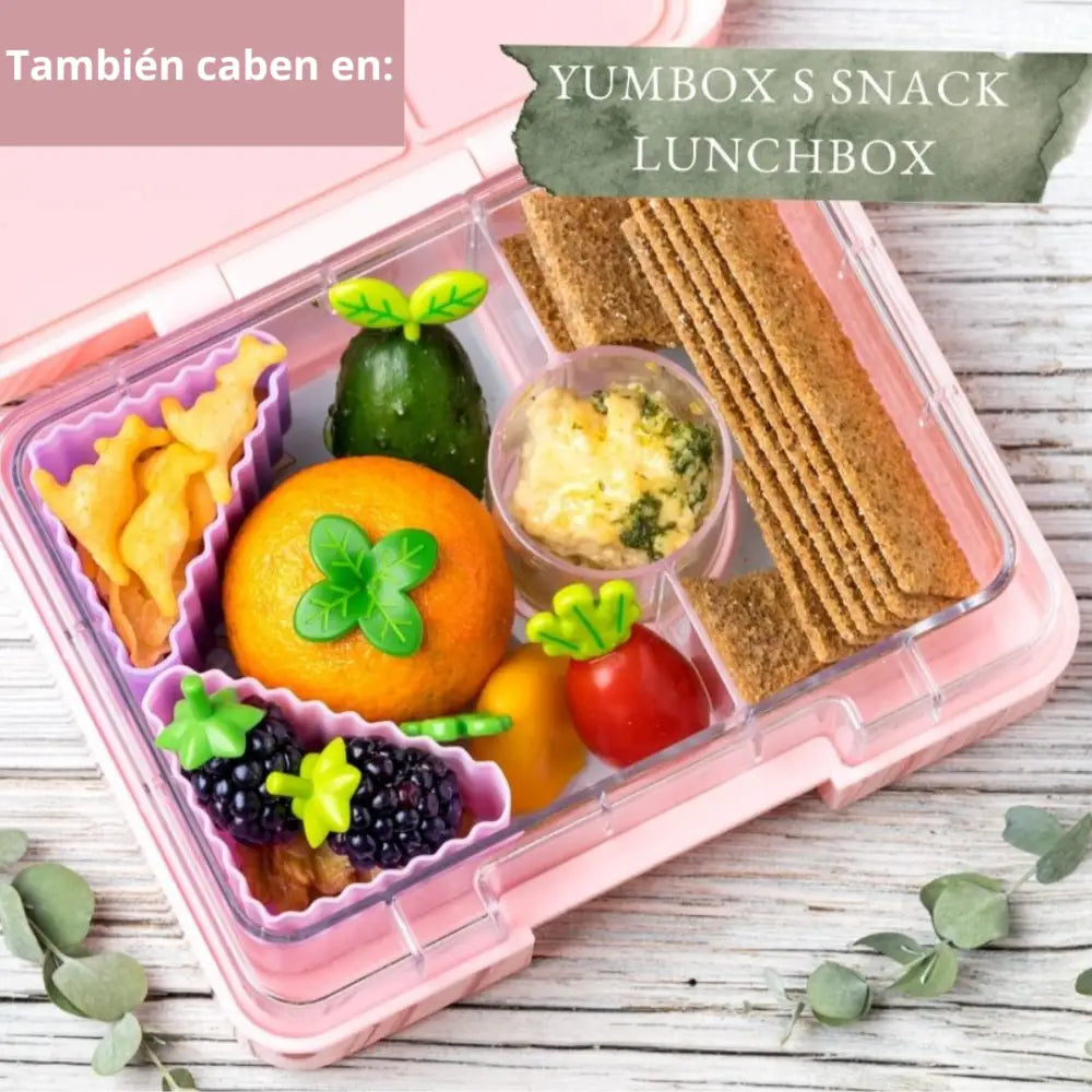 Set de 4 Moldes Triangulares de Silicona Lekkabox - Rosa &