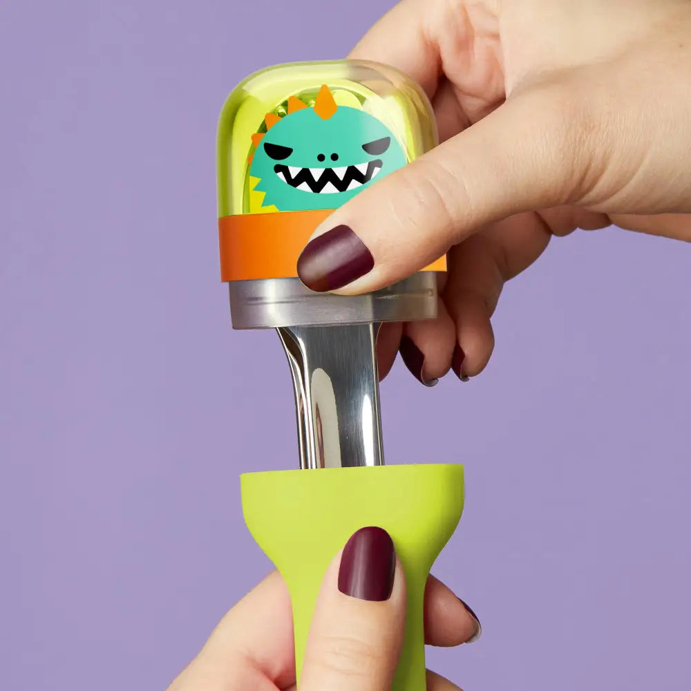 Set de Cubiertos con Estuche - Dinosaurio - Verde - Zoku