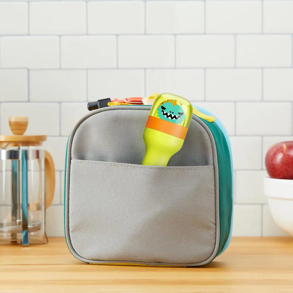 Set de Cubiertos con Estuche - Dinosaurio - Verde - Zoku