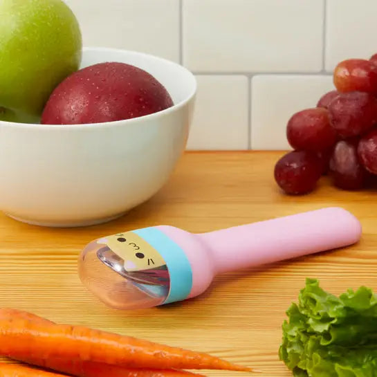 Set de Cubiertos Infantiles con Estuche - Gato - Rosa - Zoku