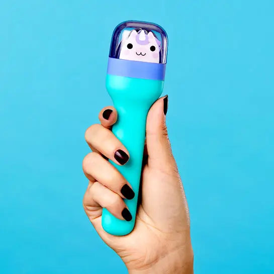 Set de Cubiertos Infantiles con Estuche - Unicornio - Aqua -