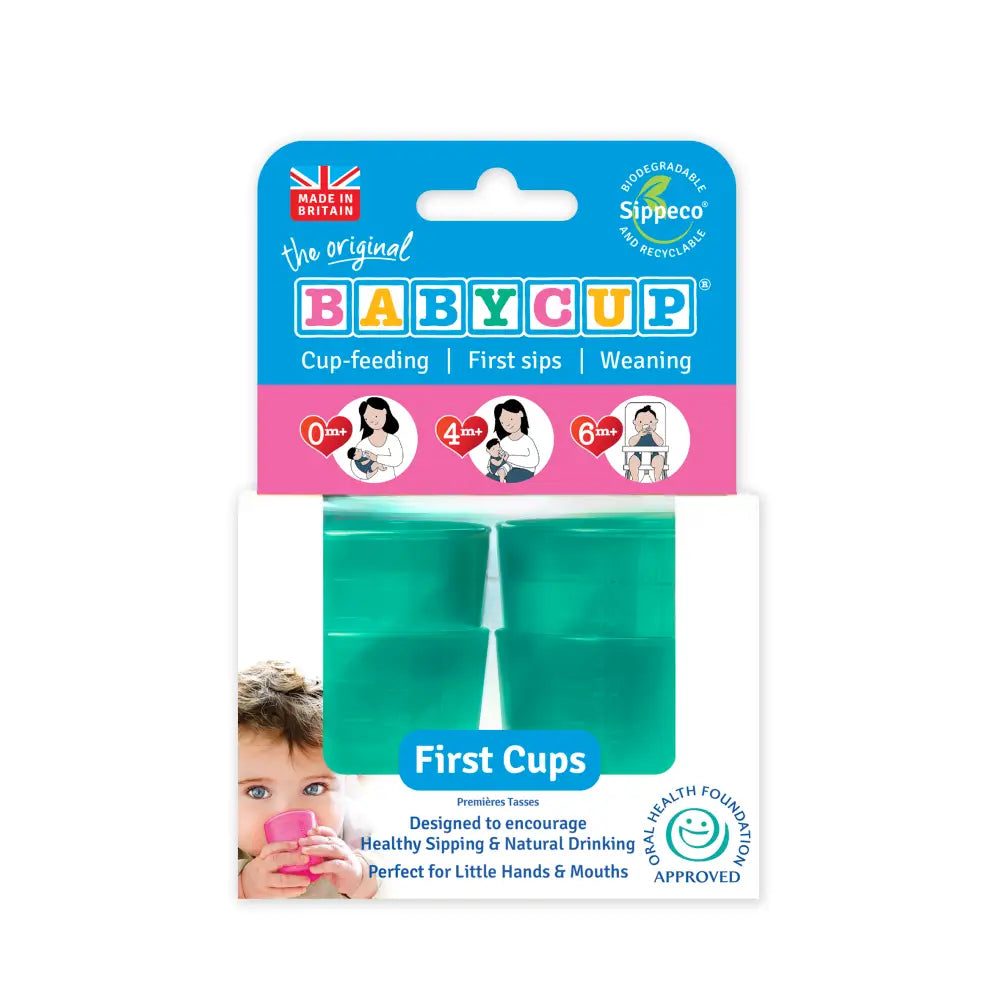 Vasos para bebé Babycup Set de 4 - Verde - Verde - Babycup