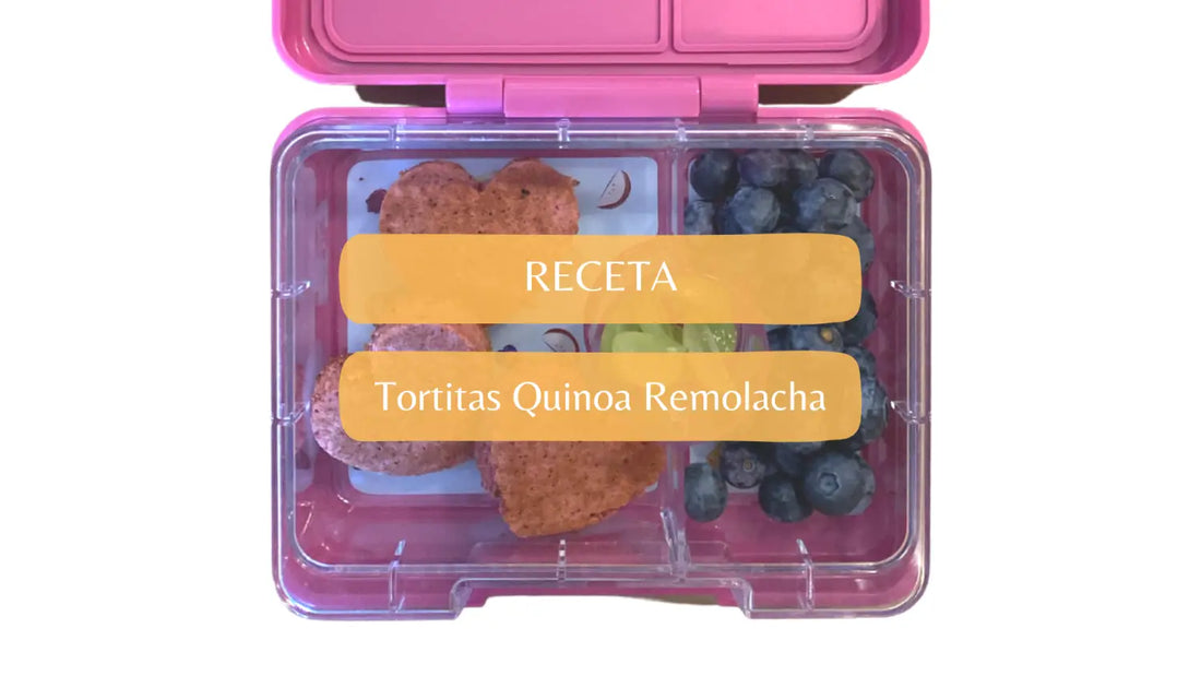 Receta de tortitas de Quinoa con Remolacha
