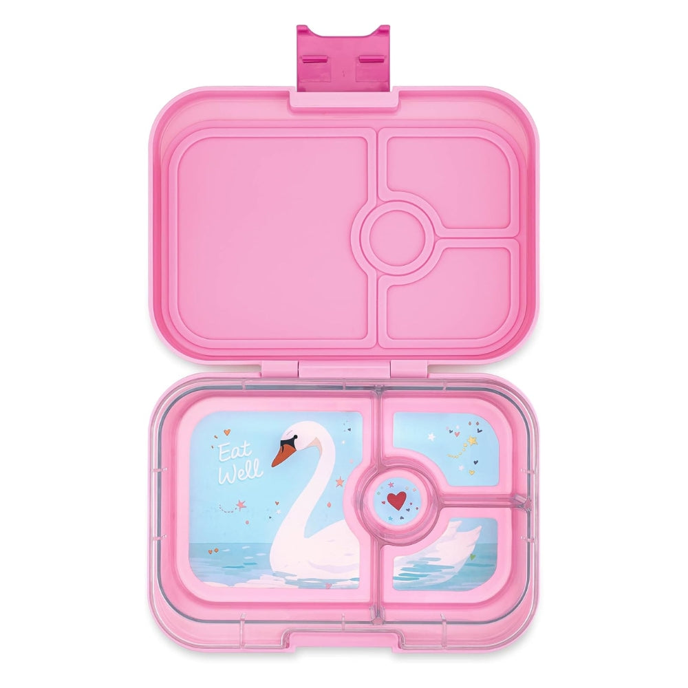 Fiambrera Yumbox Panino 4 secciones - Power Pink Cisne