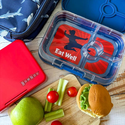 Yumbox Panino lunch box 4 compartiments - Surf Blue Shark