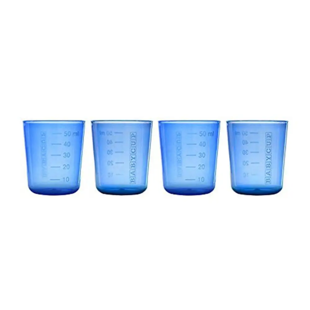 Vasos para bebé Babycup Set de 4 - Azul