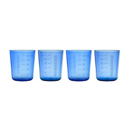 Vasos para bebé Babycup Set de 4 - Azul