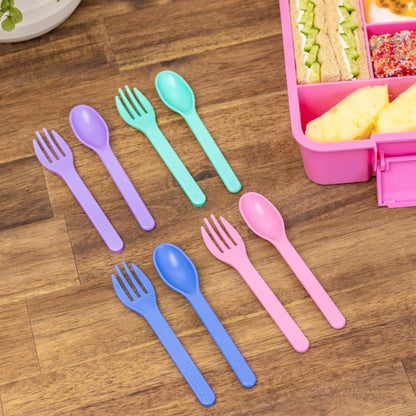 Set de Cuchara y Tenedor MontiiCo  - Pastel