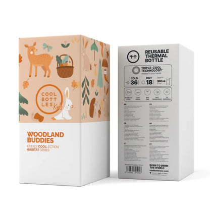 Botella Infantil - Woodland Buddies 350ml COOLBOTTLES