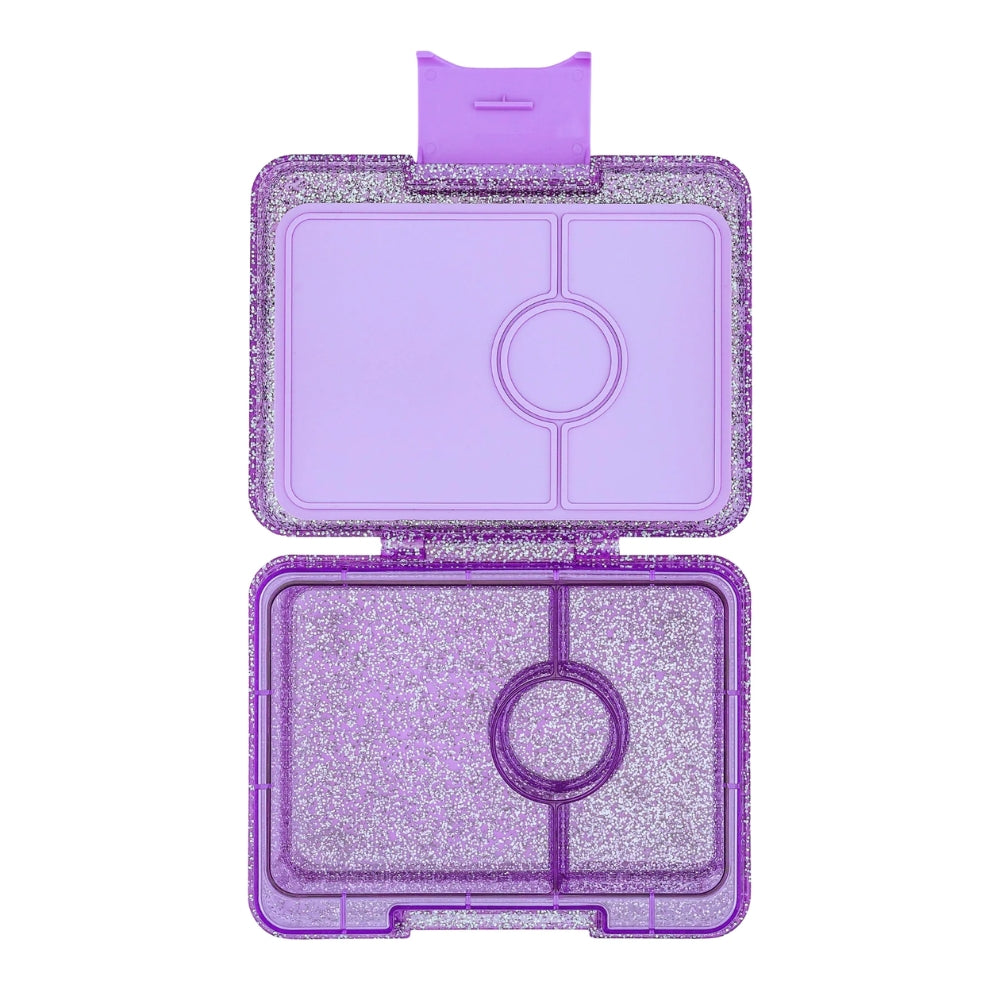 Yumbox Snack Boîte à Lunch 3 Sections - Power Pink Rainbow
