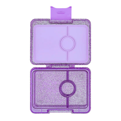 Yumbox Snack Boîte à Lunch 3 Sections - Power Pink Rainbow