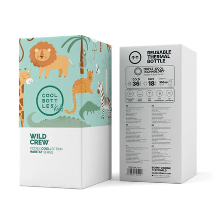 Garrafa Infantil - Wild Crew 350ml COOLBOTTLES