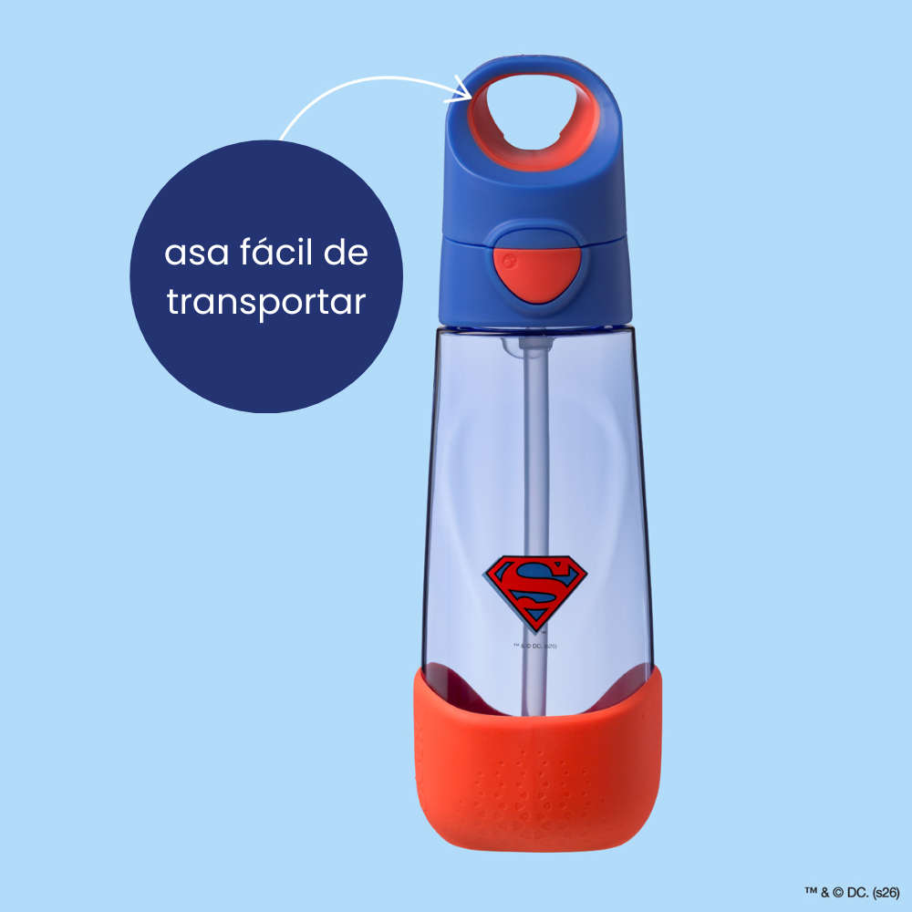 Garrafa B.Box com Palhinha 600ml - Lilás Pop