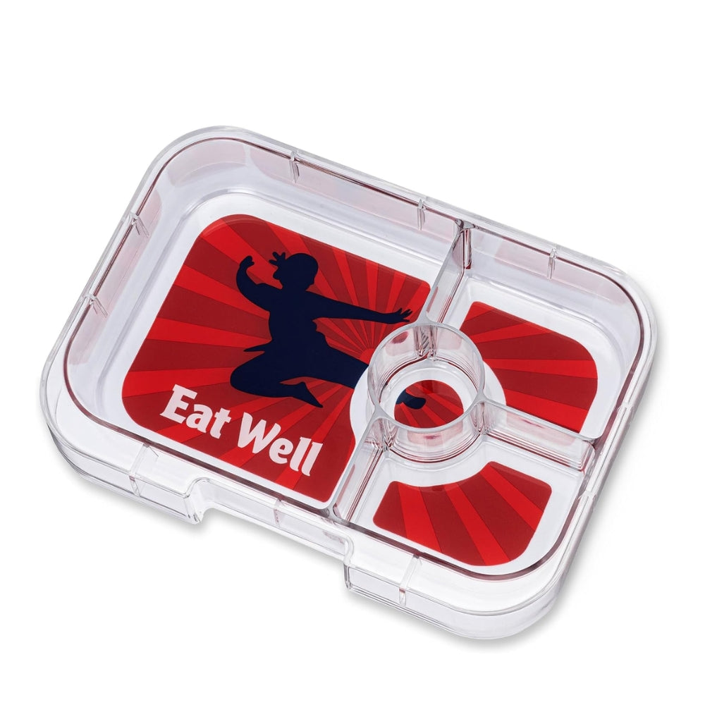 Yumbox Panino lunch box 4 compartiments - Surf Blue Shark