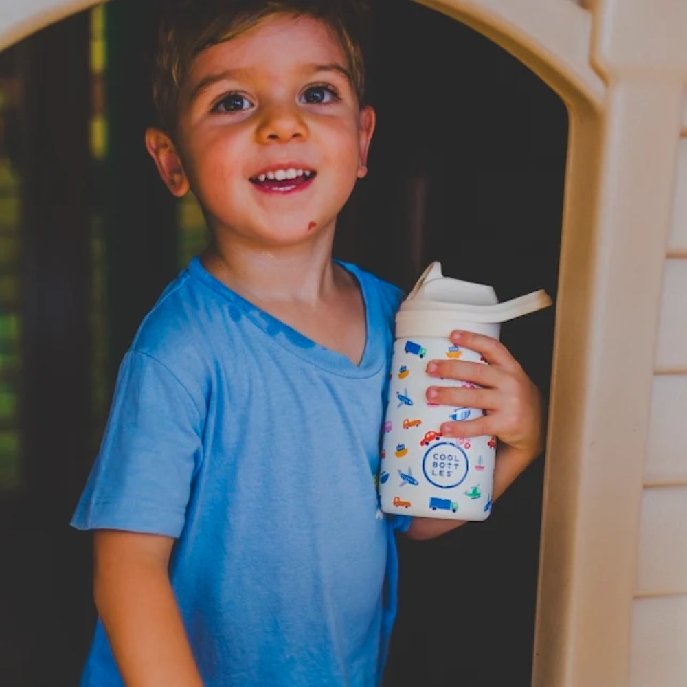 Bouteille pour Enfant - Little Wheels 350ml COOLBOTTLES