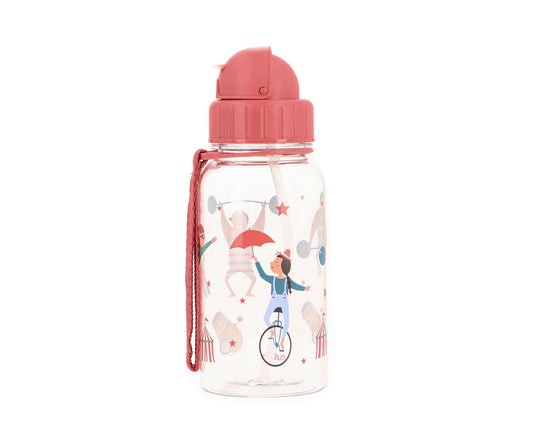 Botella con pajita 500ml - Circus Show