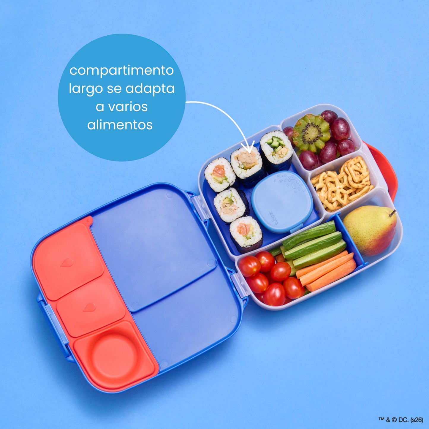 Fiambrera B.Box Grande con Refrigerante -  Superman