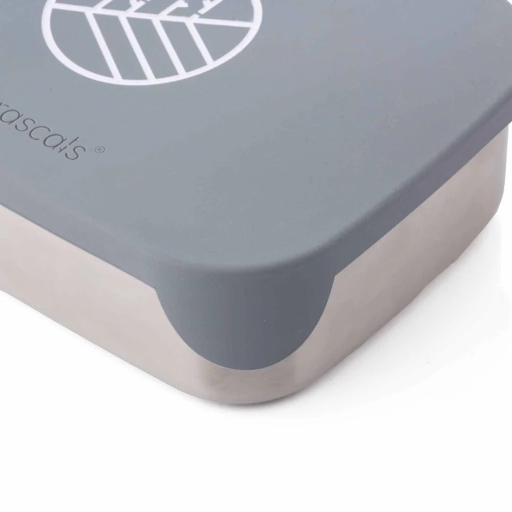 Fiambrera de Acero Inoxidable Classic Bento Box Gris – Eco Rascals