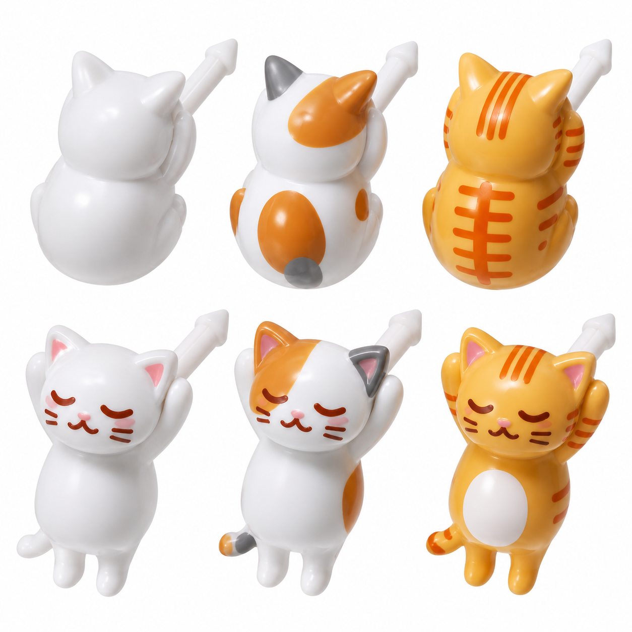 Pinchitos Decorativos Torune - Napping Cats