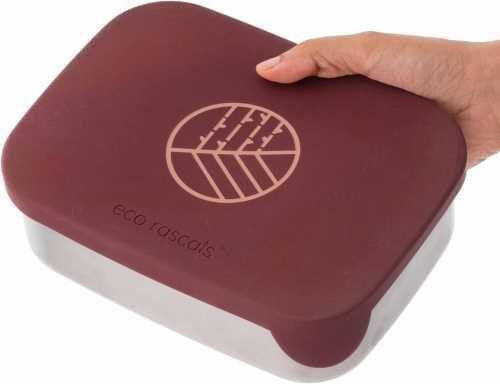 Fiambrera de Acero Inoxidable Classic Bento Box Burdeos – Eco Rascals