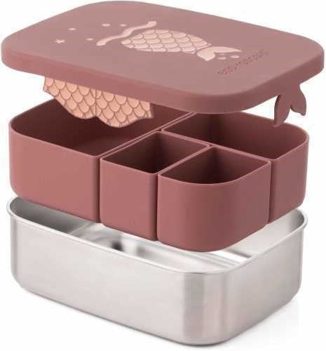 Fiambrera de Acero Inoxidable Classic Bento Box Sirena Blush – Eco Rascals
