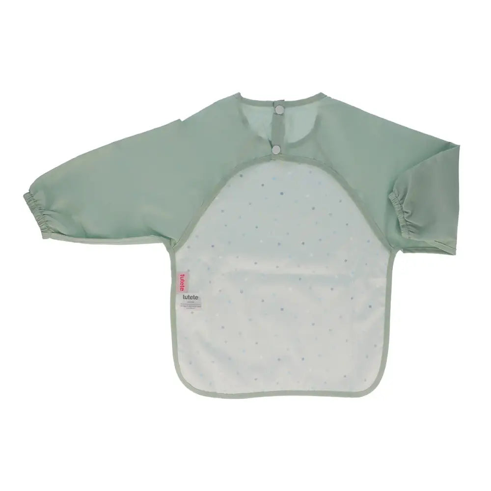 Babero con Mangas 6m - Dots Sage - Verde - Tutete