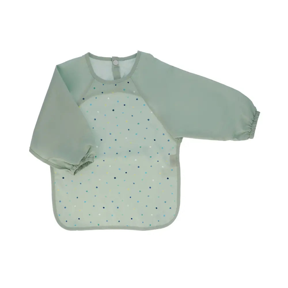 Babero con Mangas 6m - Dots Sage - Verde - Tutete