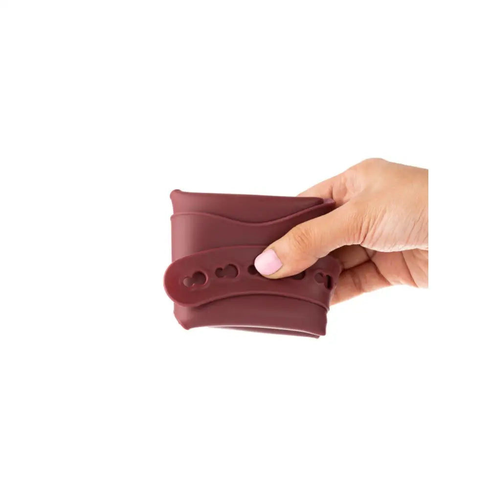 Babero de Silicona Eco Rascals - Burdeos - Burdeos -