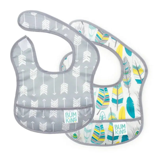 Babero Starter Bumkins 3 a 9 meses Pack de 2 - Flechas &