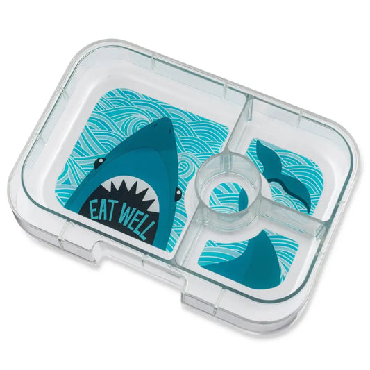 Bandeja para Yumbox Panino 4 secciones - Shark - Tiburon