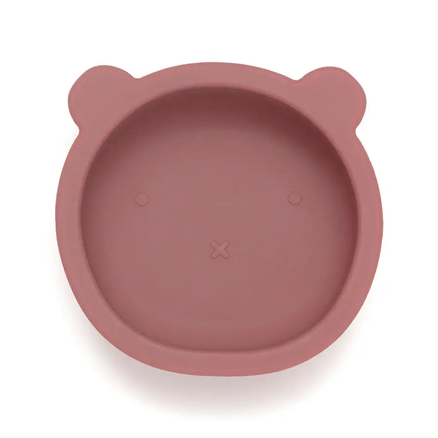 Bol con Ventosa Bear - Mahogany Rose - Rosa - Petit Monkey