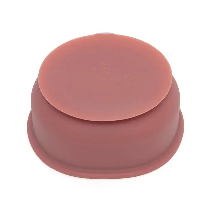 Bol con Ventosa Bear - Mahogany Rose - Rosa - Petit Monkey