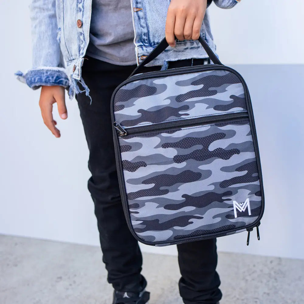 Bolsa de merienda Térmica Grande MontiiCo - Combat - Negro -
