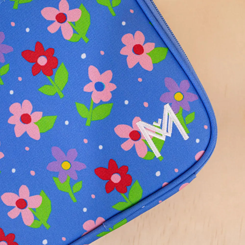 MontiiCo insulated Lunch Bag Large - Flowers