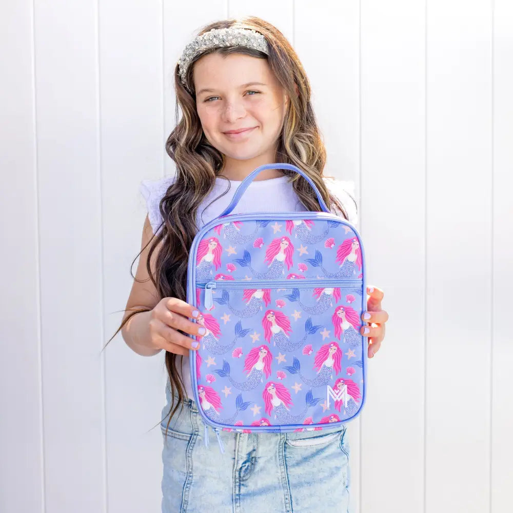 Bolsa de merienda Térmica Grande MontiiCo - Mermaid Tales -