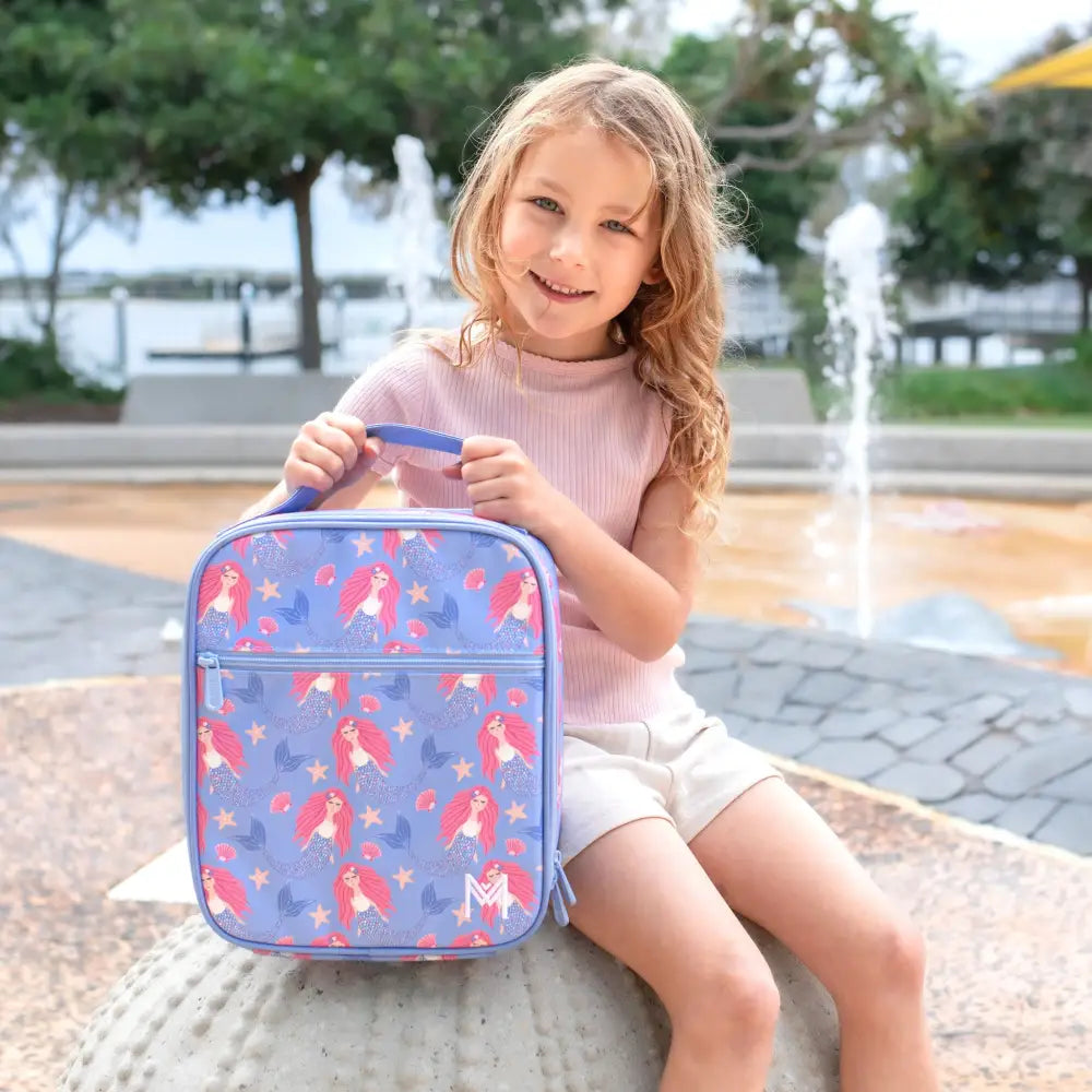 Bolsa de merienda Térmica Grande MontiiCo - Mermaid Tales -