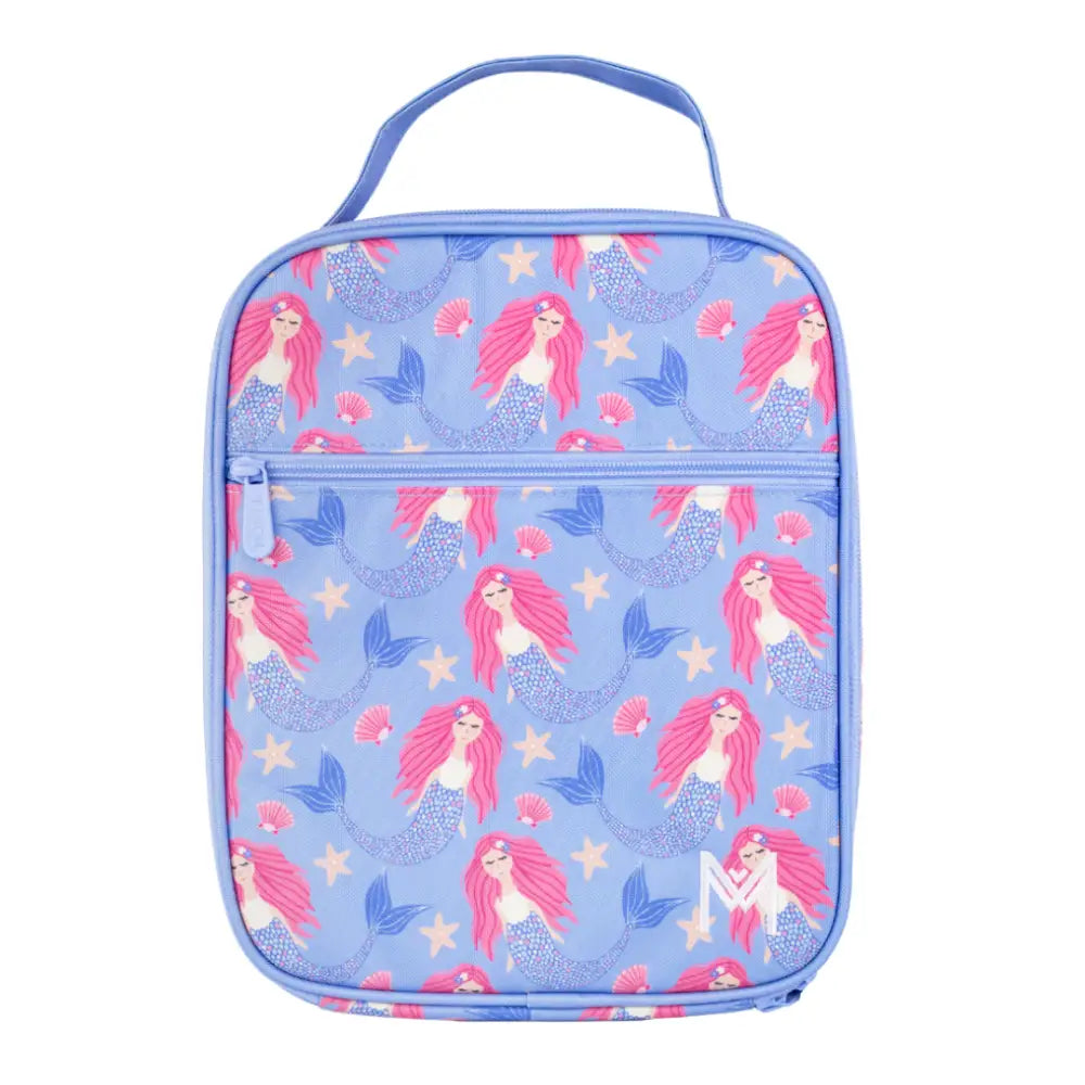 MontiiCo insulated Lunch Bag Large - Mermaid Tales