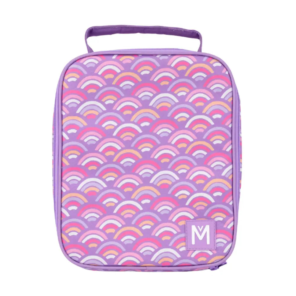 Bolsa de merienda Térmica Grande MontiiCo - Rainbow Roller