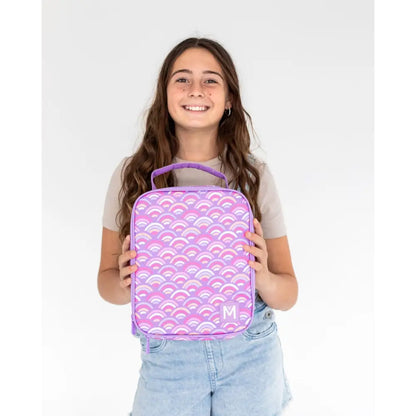 Bolsa de merienda Térmica Grande MontiiCo - Rainbow Roller