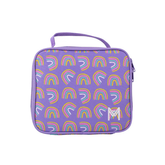 MontiiCo insulated Lunch Bag Medium - Rainbow