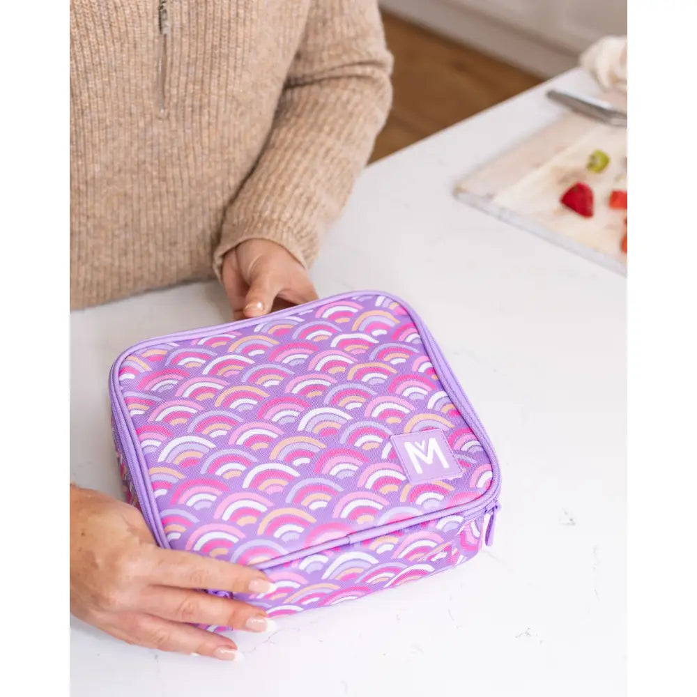 Bolsa de merienda Térmica Mediana MontiiCo - Rainbow